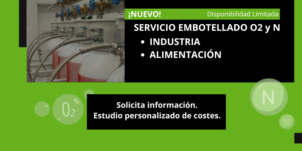 Solicitud embotellado Oxigeno y Nitrógeno Giurpea Green Tech